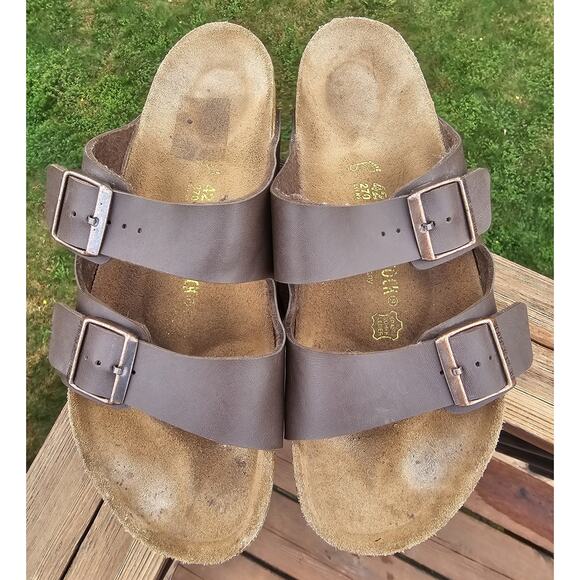 Birkenstock Arizona Women's Size 11 -Mens 9 US 42 EU Habana Sandals Soft Footbed - Picture 2 of 7